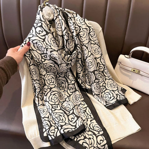 Luxury Silk Scarf Wrap for Women