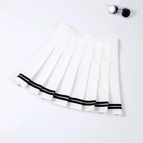 Geplooide tennisrok voor dames - Koreaanse stijl atletische golf- en workoutminirok