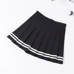Pleated Tennis Skirt for Women - Korean Style Athletic Golf and Workout Mini Skirt