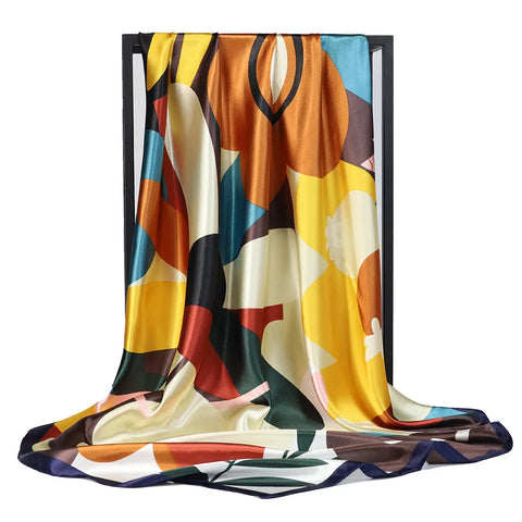 2024 Luxury Silk Shawl Square Scarf