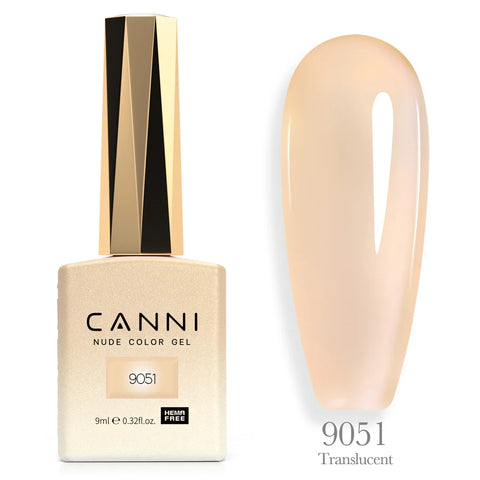 CANNI 9ml HEMA GRATIS Transparante Kleur Nagelgel - CC3 Melkwit Nude