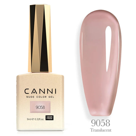CANNI 9ml HEMA GRATIS Transparante Kleur Nagelgel - CC3 Melkwit Nude