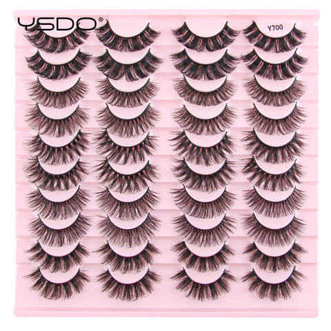 Natural Mink Half Eye Lashes - 5/10/14/20 Pairs