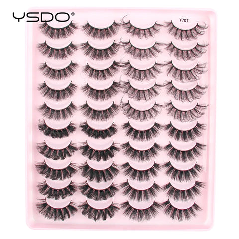 Natural Mink Half Eye Lashes - 5/10/14/20 Pairs