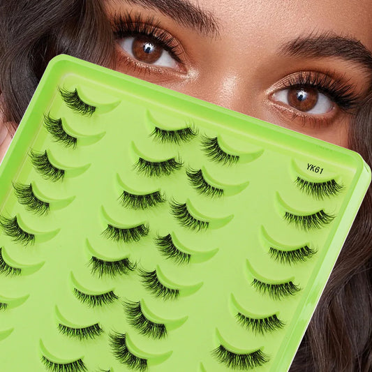 Natural Mink Half Eye Lashes - 5/10/14/20 Pairs