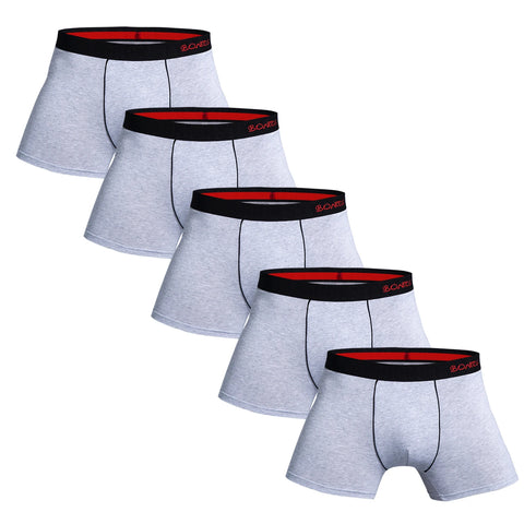 5-delige set luxe katoenen boxershorts voor heren