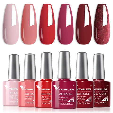 Venalisa VIP5 HEMA FREE Jelly Pink Nude Collection Nail Gel Polish