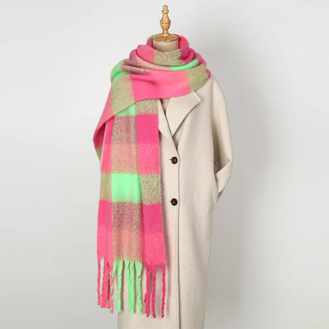 2025 Winter Thick Warm Cashmere Scarf for Women