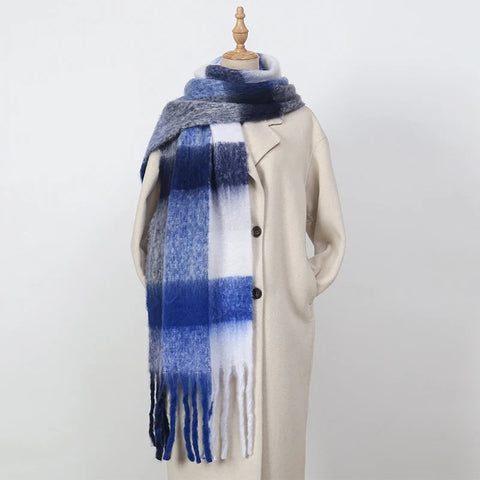 2025 Winter Thick Warm Cashmere Scarf for Women