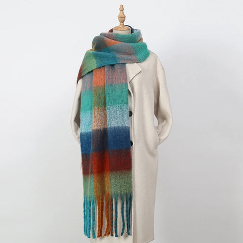 2025 Winter Thick Warm Cashmere Scarf for Women
