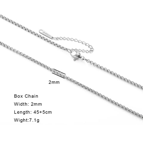 Skyrim Stainless Steel Gold Color Chain Necklace for Women – Minimalist Cuban Paperclip Twisted Snake Chain Fashion Jewelry