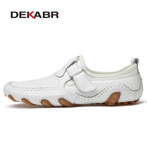 DEKABR Heren Loafers van Echt Leer