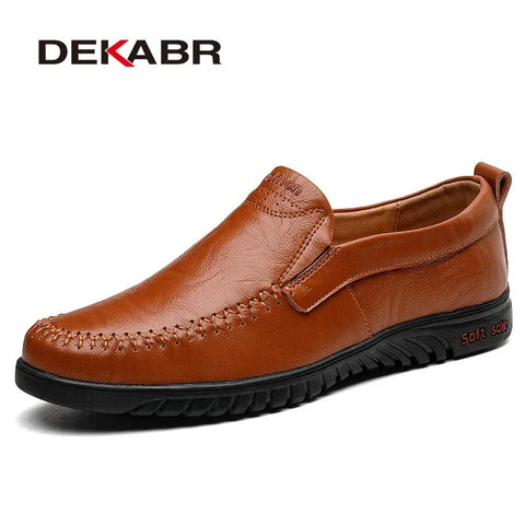 DEKABR Echt leren heren casual schoenen loafers