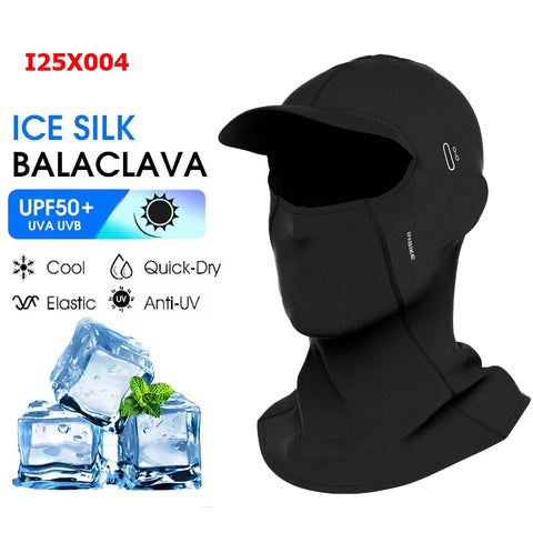INBIKE Zomerfiets-koelmasker - UV-blokkerend racefietsmasker met Ice Silk-technologie