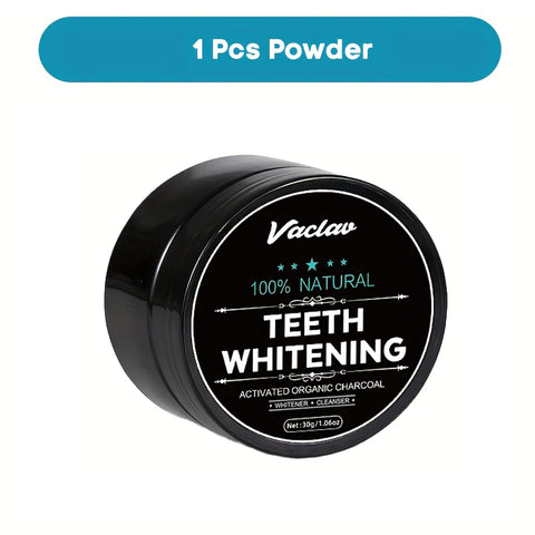 Vaclav Activated Charcoal Teeth Whitening Powder