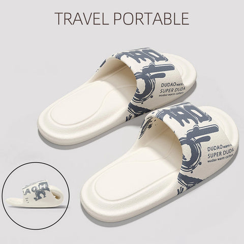 Cartoon opvouwbare pantoffels voor dames en meisjes 