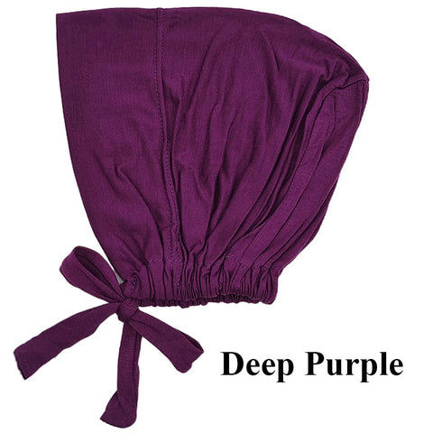 Soft Modal Muslim Turban Hat - Elegant Inner Hijab Caps for Women
