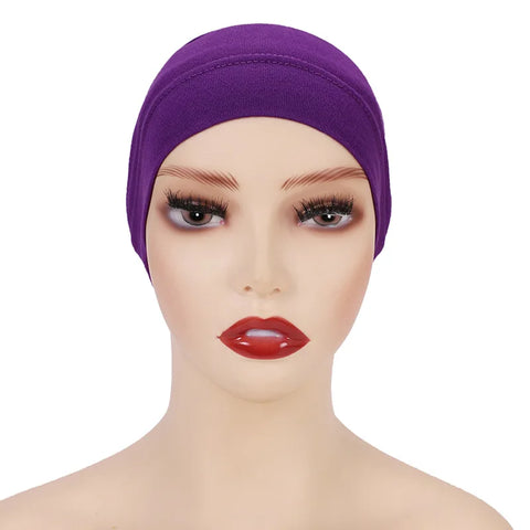 Soft Cotton Under Scarf Cap for Women - Ready-to-Wear Hijab Bonnet