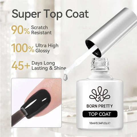 BORN PRETTY 10ml Snow Glitter Gel Nail Polish