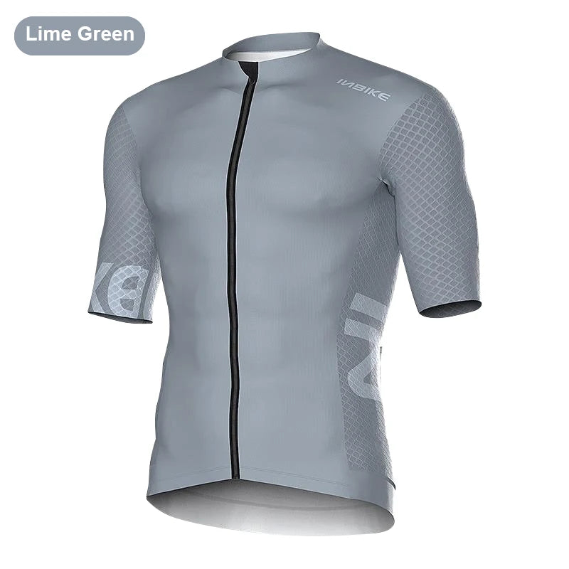 INBIKE Short Sleeve Bicycle Jersey for Men - Summer Road Cycling & MTB Sportswear