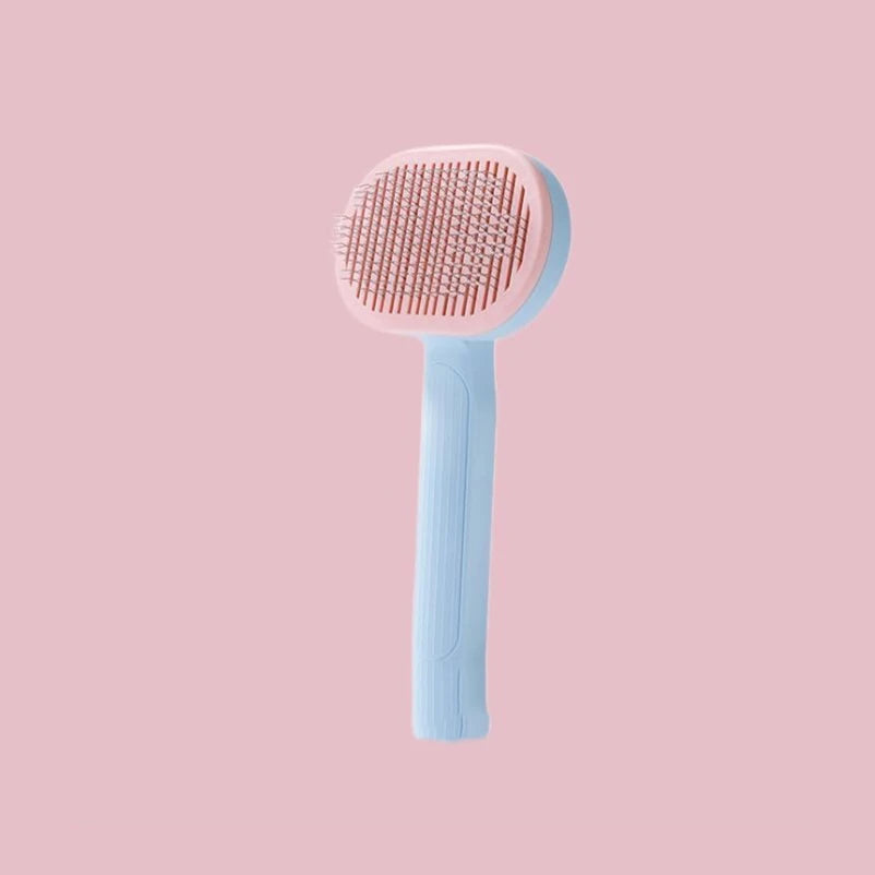 Blue Cat Brush for Dogs – Floating Hair Removal Comb