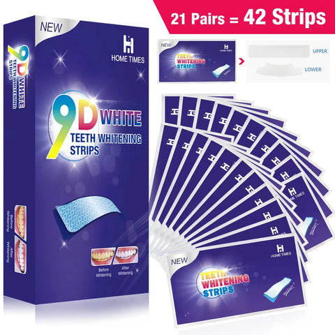 Teeth Brightening Strips - 7/14/28 Pairs, Reduced Sensitivity