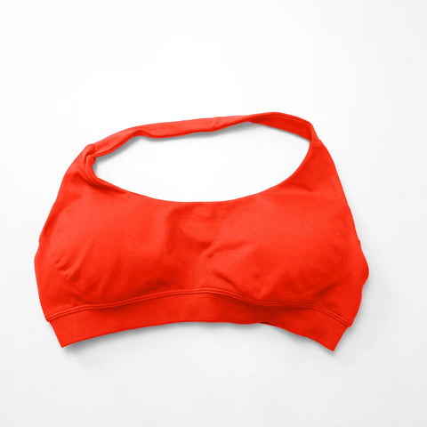 NCLAGEN Impact Sports Bra for Women - High Support Halter Top for Gym and Yoga