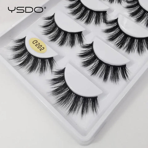 5 Pairs 3D Mink Eyelashes
