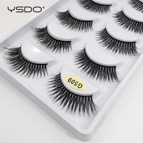 5 Pairs 3D Mink Eyelashes