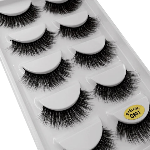 5 Pairs 3D Mink Eyelashes