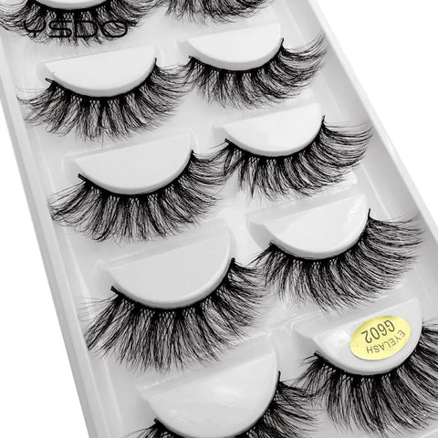 5 Pairs 3D Mink Eyelashes