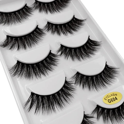 5 Pairs 3D Mink Eyelashes
