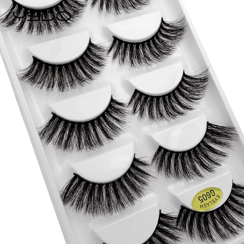 5 Pairs 3D Mink Eyelashes