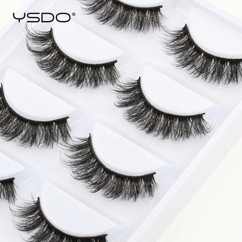 5 Pairs 3D Mink Eyelashes