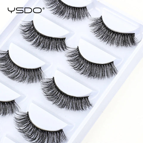 5 Pairs 3D Mink Eyelashes