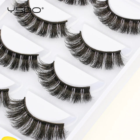 5 Pairs 3D Mink Eyelashes