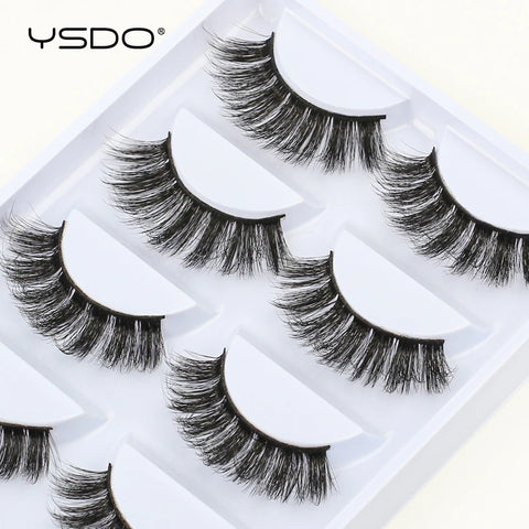 5 Pairs 3D Mink Eyelashes