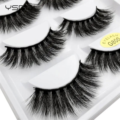 5 Pairs 3D Mink Eyelashes