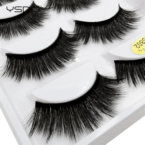 5 Pairs 3D Mink Eyelashes