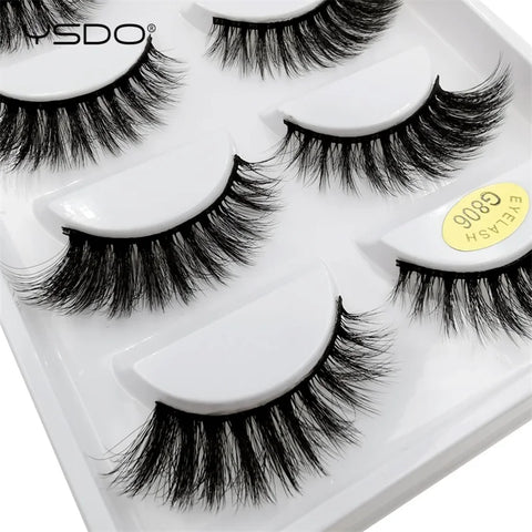 5 Pairs 3D Mink Eyelashes
