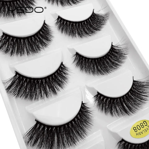 5 Pairs 3D Mink Eyelashes