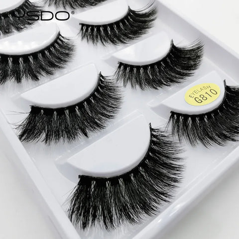 5 Pairs 3D Mink Eyelashes