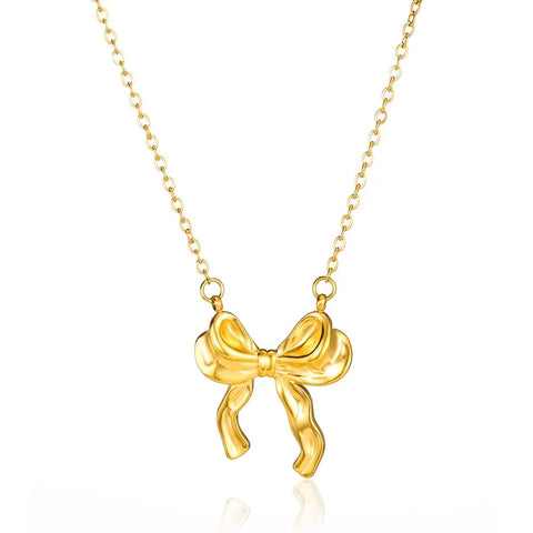 Stainless Steel Beaded Round Snake Chain Necklace for Women - Gold Geometric Luxury Jewelry