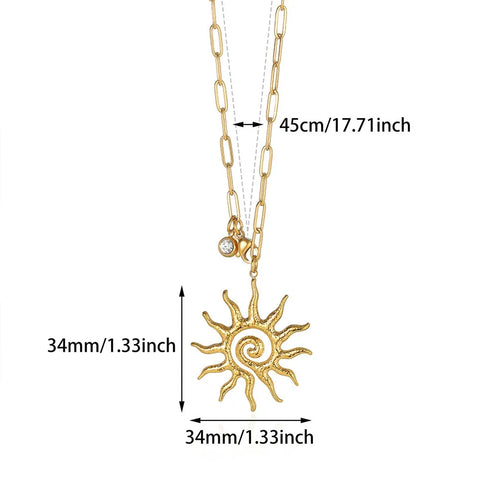 Stainless Steel Beaded Round Snake Chain Necklace for Women - Gold Geometric Luxury Jewelry