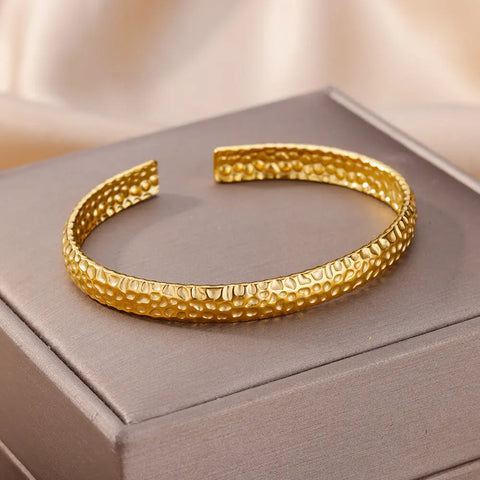 Vintage Snake Bangle Bracelet for Women - Stainless Steel Animal Aesthetic Jewelry