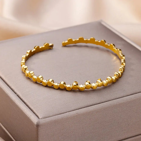Vintage Snake Bangle Bracelet for Women - Stainless Steel Animal Aesthetic Jewelry