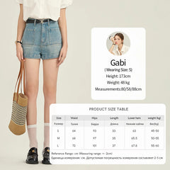 MISHOW Women's High Waist Denim Shorts