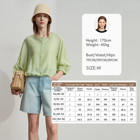 AMII Office Lady Summer New Shirts for Women