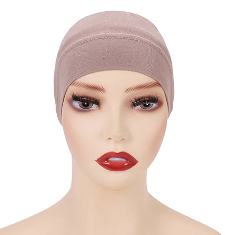 Soft Cotton Under Scarf Cap for Women - Ready-to-Wear Hijab Bonnet