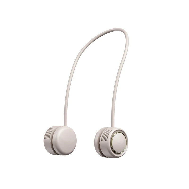 Kinscoter Mini Nekventilator - Draagbare USB oplaadbare 1600mAh koelende nekventilator voor buitenactiviteiten